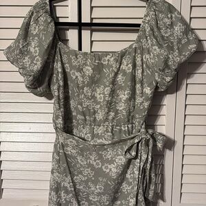 Trixxi Elegant Green Dress